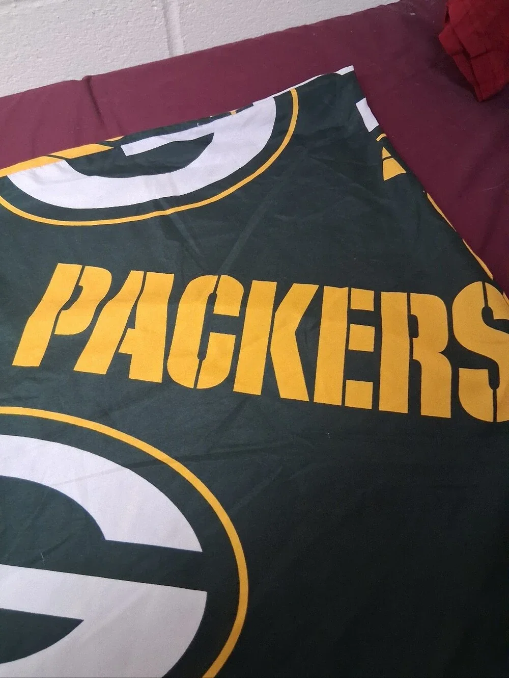 2pc Green Bay Packers Standard Size Pillowcase.